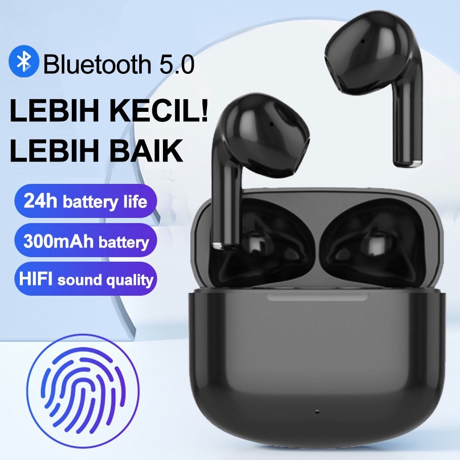 Earphones Pro4 TWS Wireless Bluetooth Headphone Earbuds inPods With Mic for All Phone/Computer