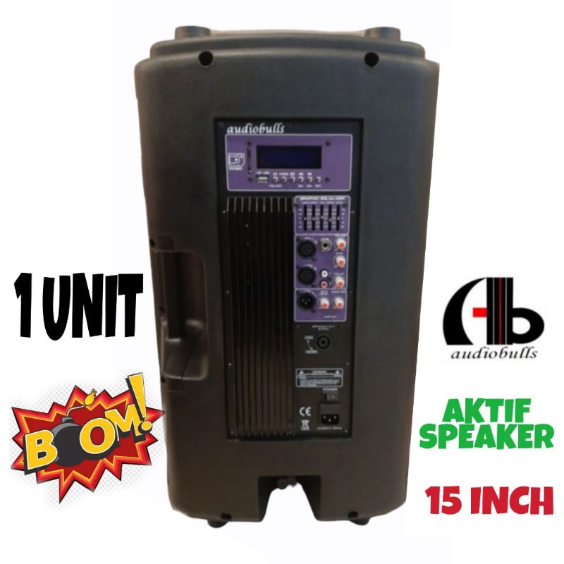 Speaker Aktif AB Audio Bulls 15 Inch Usb Bluetooth - Gŕosir - 1 Pcs