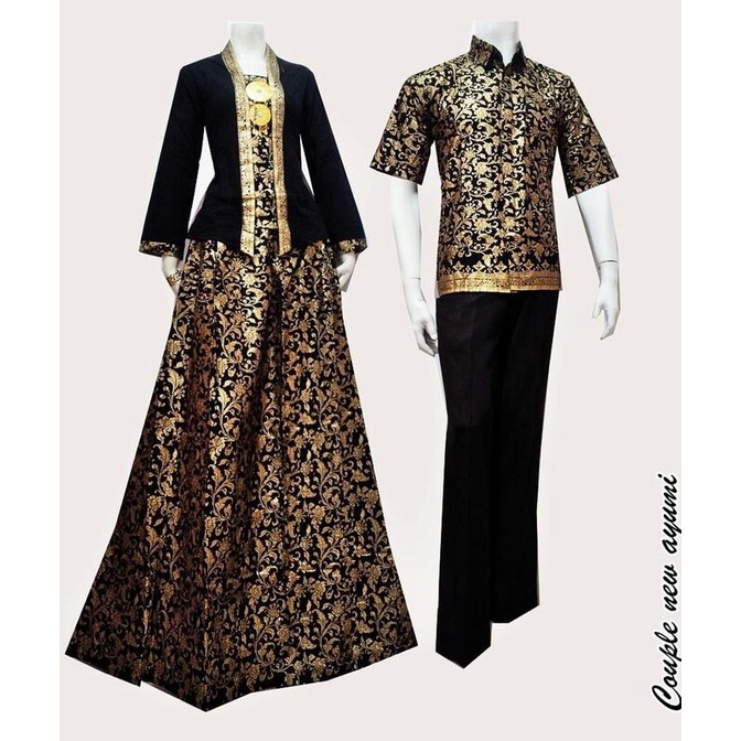 BAJU BATIK COUPLE SARIMBIT GAMIS AYUMI SERAGAM PESTA/HIJAB
