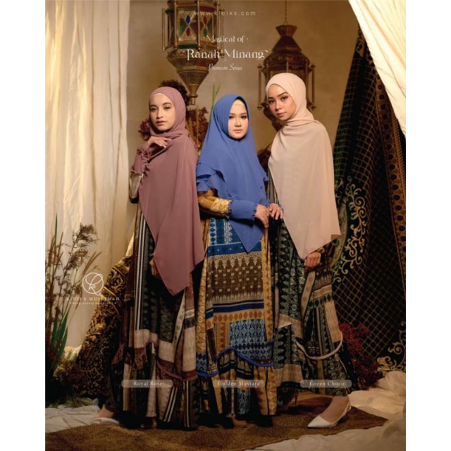 DRESS / Gamis Premium RANAH MINANG KICIKS MUSLIMAH