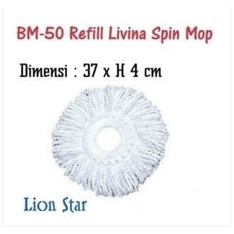 Lionstar BM 50 Livina Spin Mop Refill