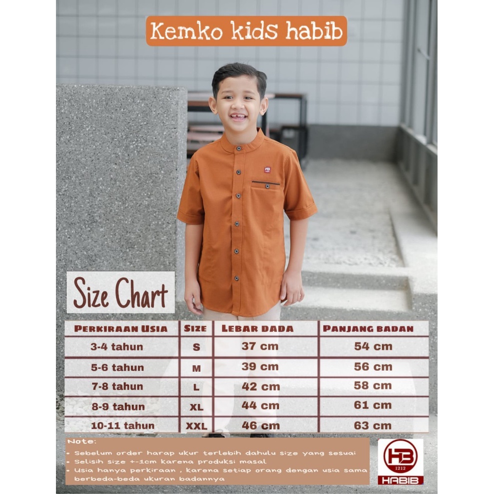 Terlaris ! Baju koko coupel ayah anak laki laki bahan tebal premium original HABIB / Baju kemko coupel ayah dan anak laki laki terbaru