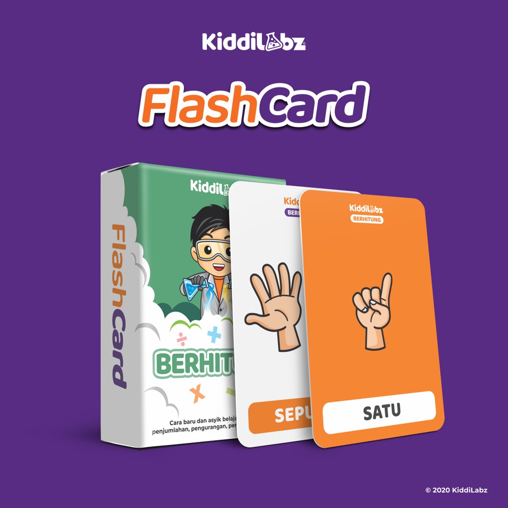 SERI BERHITUNG Mainan Edukasi Anak Kartu Belajar Membaca Flash Card Pintar Baca Balita 2 bahasa
