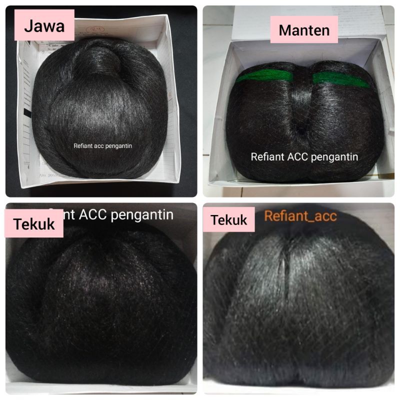 SANGGUL ALUSAN/SANGGUL PENGANTIN ALUSAN/ KONDE MANTEN /SANGGUL TEKUK / SANGGUL JAWA