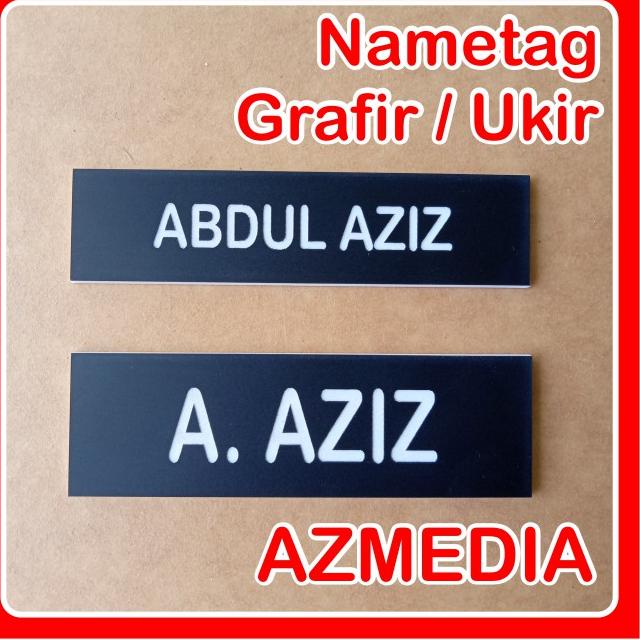 

⸨VuJ♚⸩ ⭐️ Nametag Nama Dada Grafir Ukir /Terpopoler