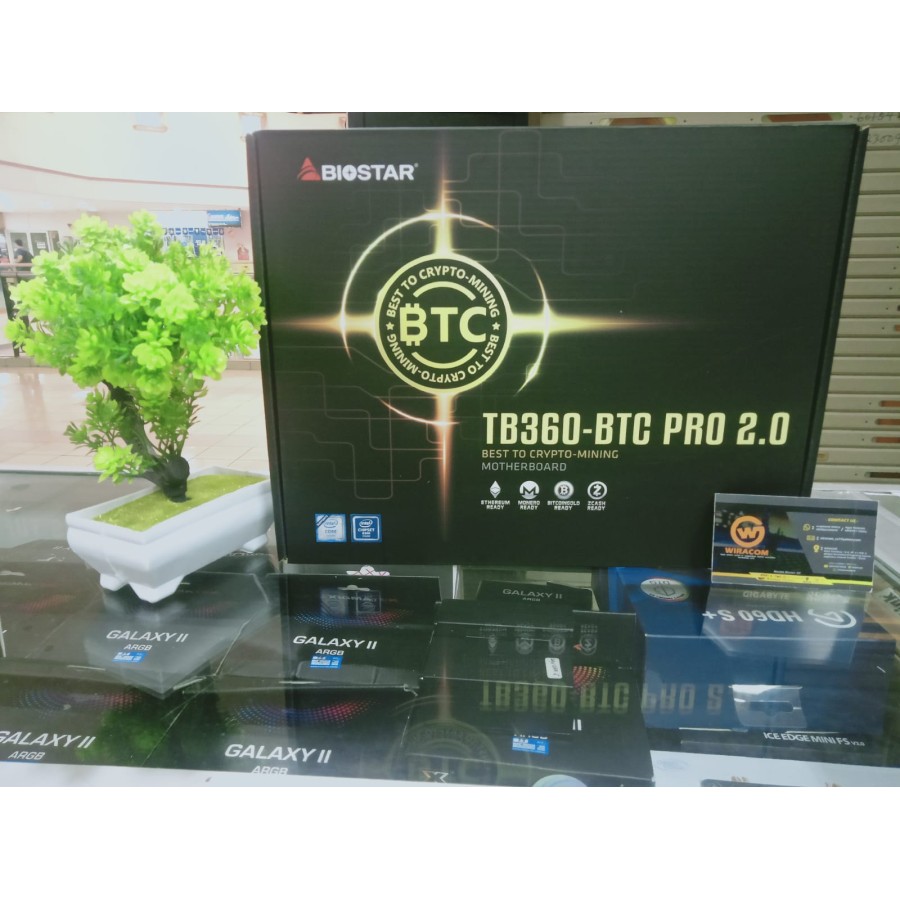 BIOSTAR TB360-BTC PRO 12 SLOT (LGA1151, B360, DDR4) BTC B360 PRO