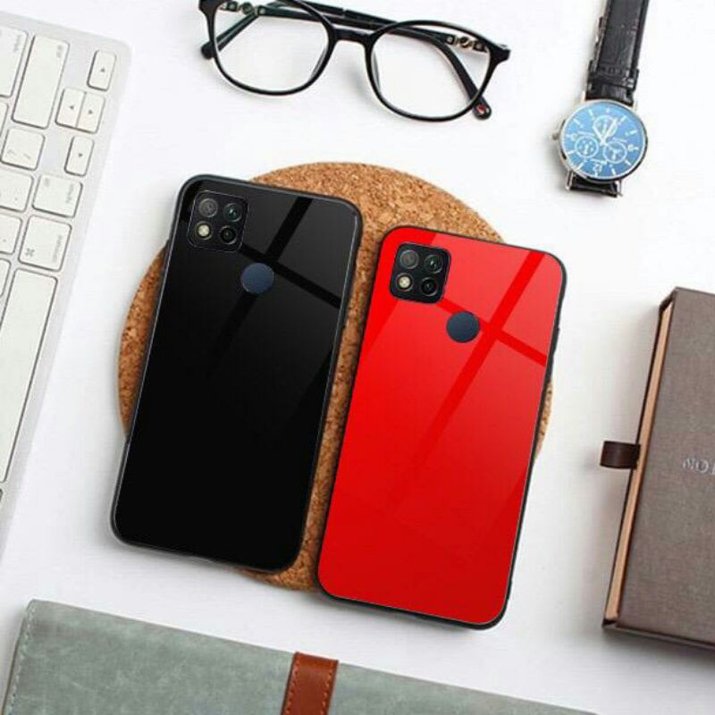 Xiaomi Redmi 9C Case Tempered Glass Casing Redmi 9C