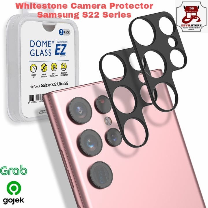 Whitestone Camera Protector Samsung S22 Ultra S22 / S22 Plus 2 Packs