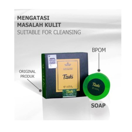 Sabun Tzuki Soap - Memutihkan Kulit Dan Mencerahkan Sabun Tzuki 100% Asli