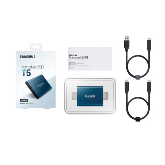 SSD SAMSUNG EXTERNAL TS 500 GB BLUE