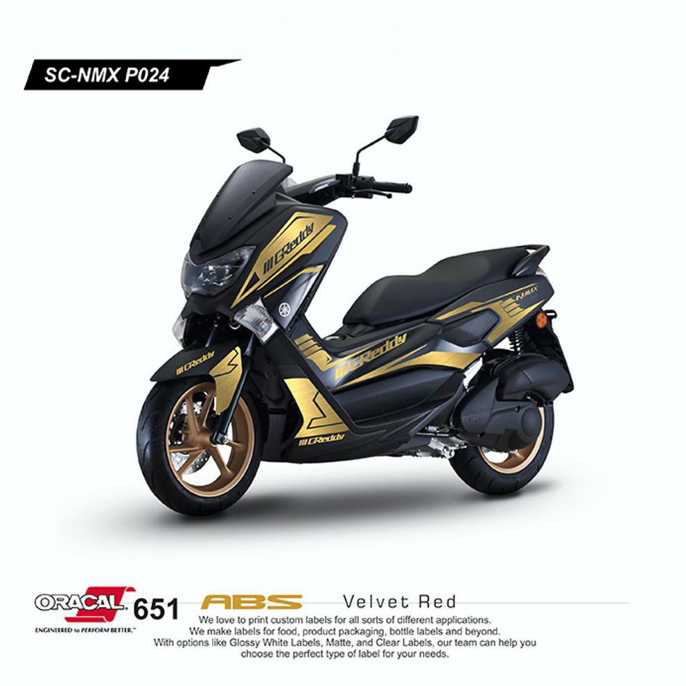 Cutting Sticker Nmax Gold Greedy Racing Concept Shopee Indonesia