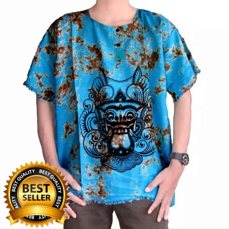 BAJU BARONG BALI JUMBO XXL/XXXL BAJU KHAS BALI BERCAK PRIA WANITA