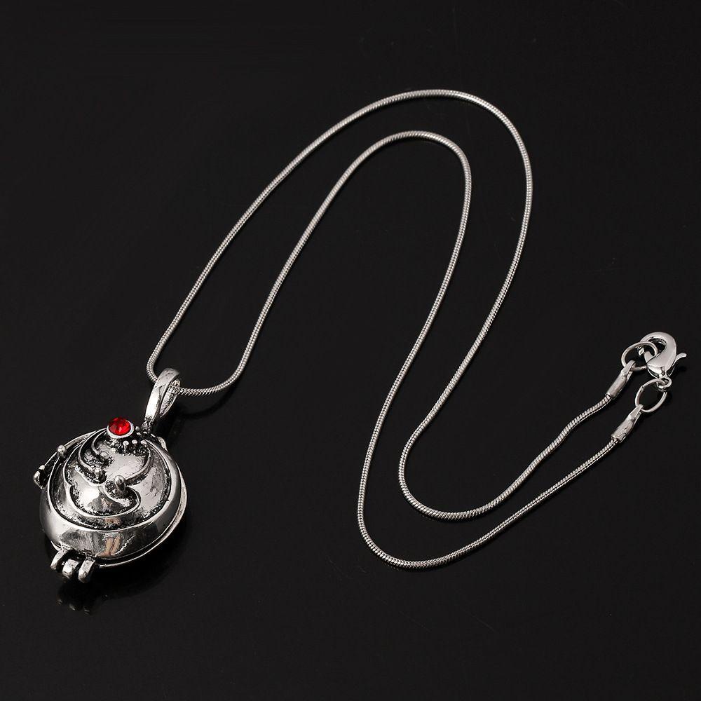 Lily The Vampire Diaries Kalung Perhiasan Rusak Biker Rock Punk Hip Hop Vervain Verbena Liontin