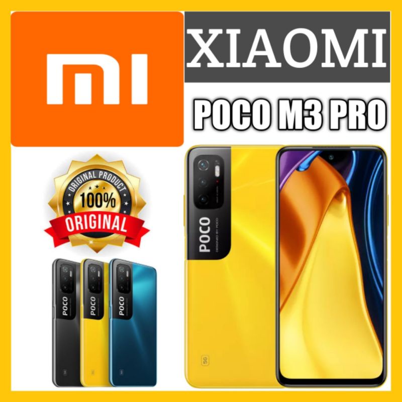 POCO M3 PRO 5G RAM 4/64 &amp; 6/128 GARANSI RESMI XIAOMI INDONESIA