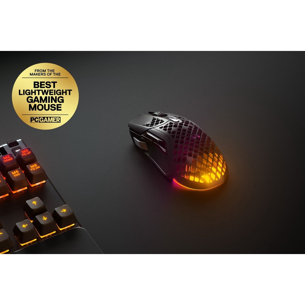 Steelseries Aerox 5 Wireless - Gaming Mouse Ultra Lightweight Multi Genre - Original - Garansi Resmi 1 Tahun