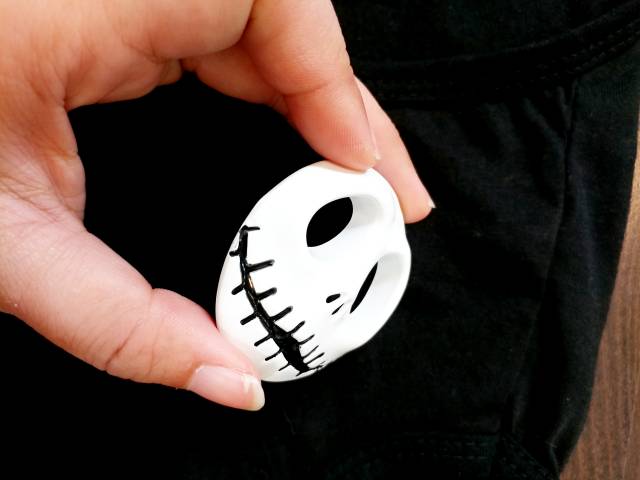 NIGHTMARE jack skellington emblem tebal metal solid stiker night mare