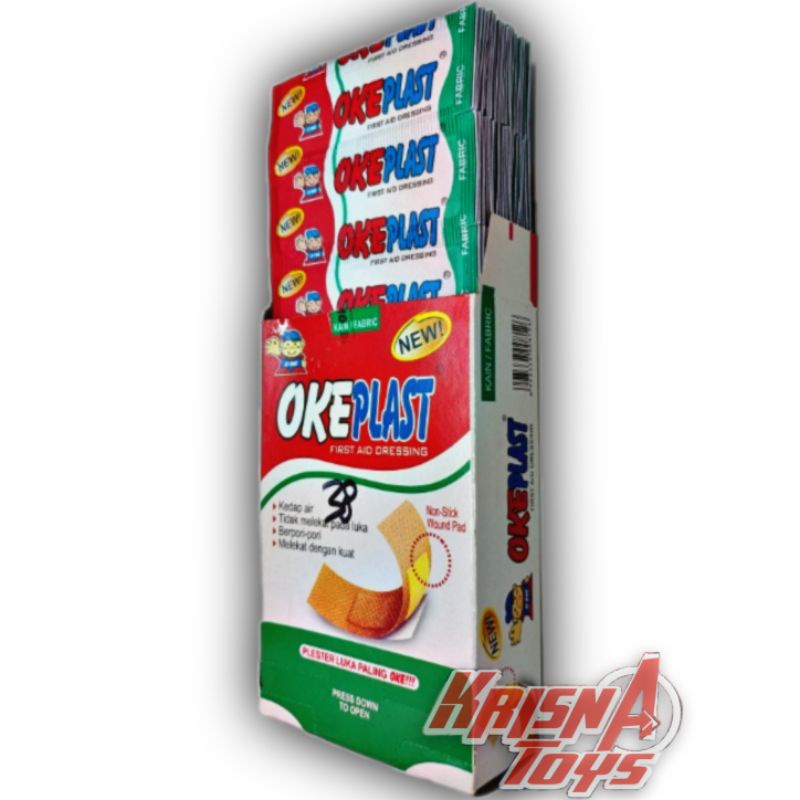 PLESTER LUKA OKE PLAST ANTI AIR isi 100 pcs/box