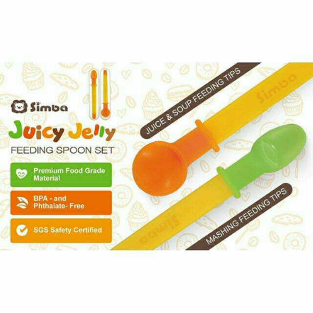 Simba Juicy Jelly Feeding Spoon Set