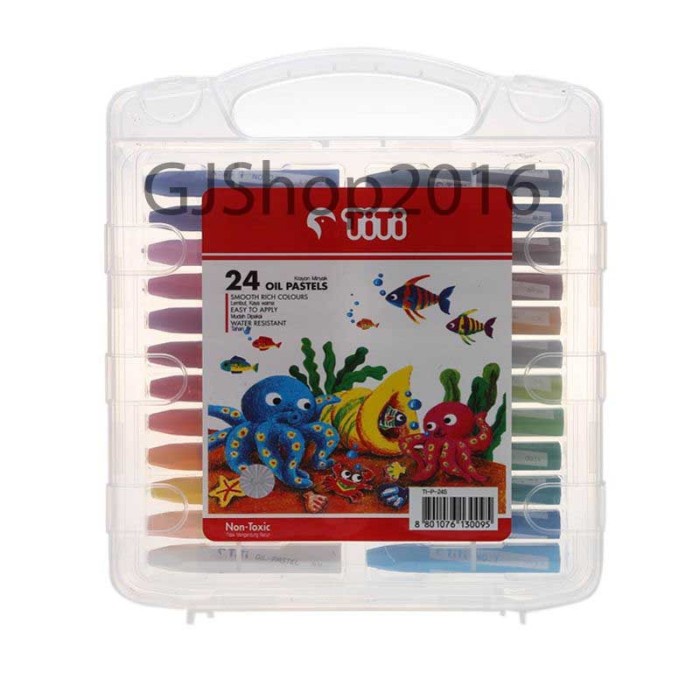 

PASTEL-DRY-OIL- CRAYON OIL PASTEL TITI 24 WARNA P-24S -OIL-DRY-PASTEL.