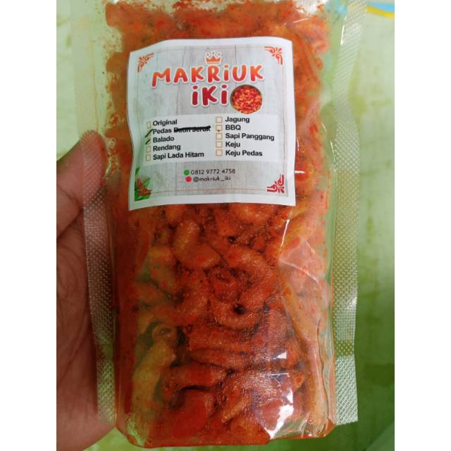 

Makriuk_iki rasa balado pedas manis ukuran 1/4 kg