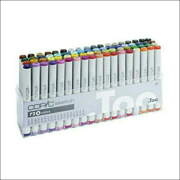 

COPIC SKETCH SET A 72 PCS