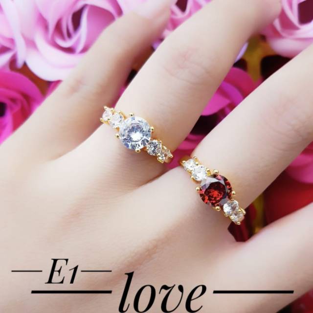 Xuping cincin lapis emas 24k 2511f