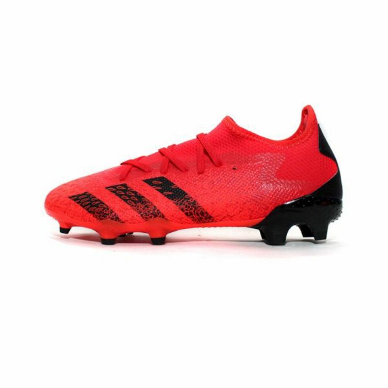 SEPATU SEPAKBOLA ADIDAS PREDATOR FREAK.3 L FG RED CORE BLACK