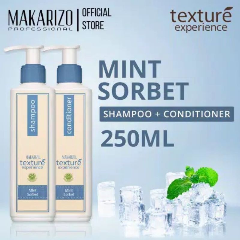 Makarizo Bundling Paket Sampo&amp; Conditioner (MINT)