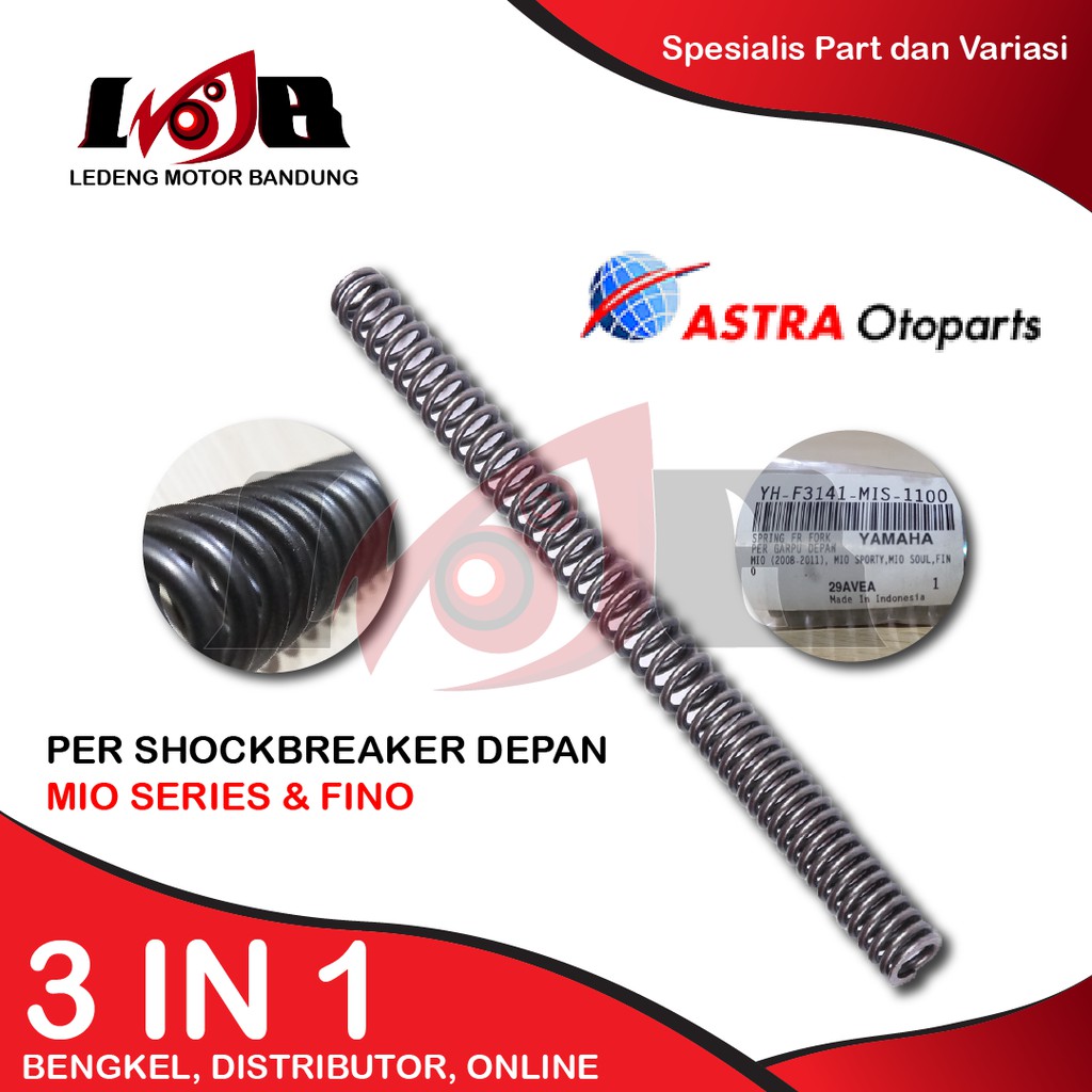 Aspira Per Shock Depan Mio lama carbu Nouvo Spring Front Shockbreaker Peredam Kejut YGP