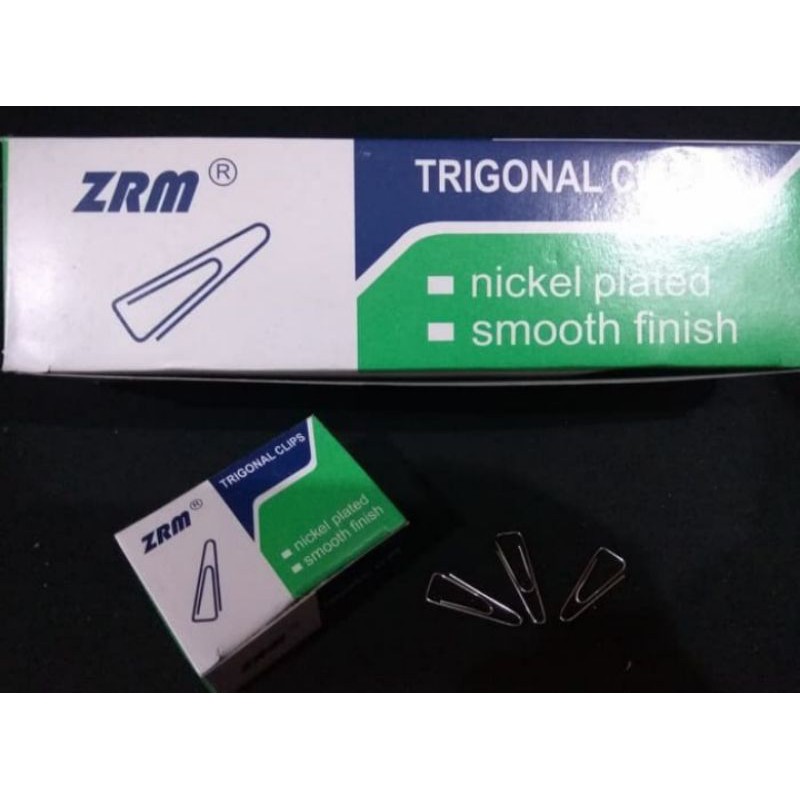 

Trigonal Clips/Paper clips/klip kertas ZRM no.3 ( 1 kotak/ box kecil)