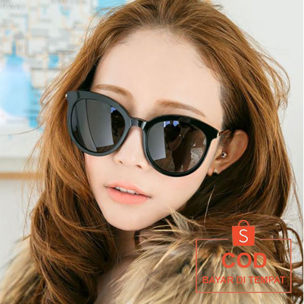 ✅COD Kacamata Fashion Matahari Anti Radiasi Hitam Photocromic Korean Style Sunglasses Kaca Mata Aksesoris Wanita Gaya Korea