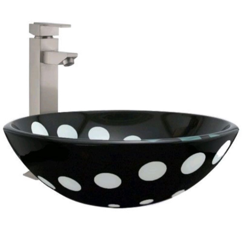 Classica Italiano wastafel kamar mandi wastafel kaca-Wastfel cuci tangan-P91