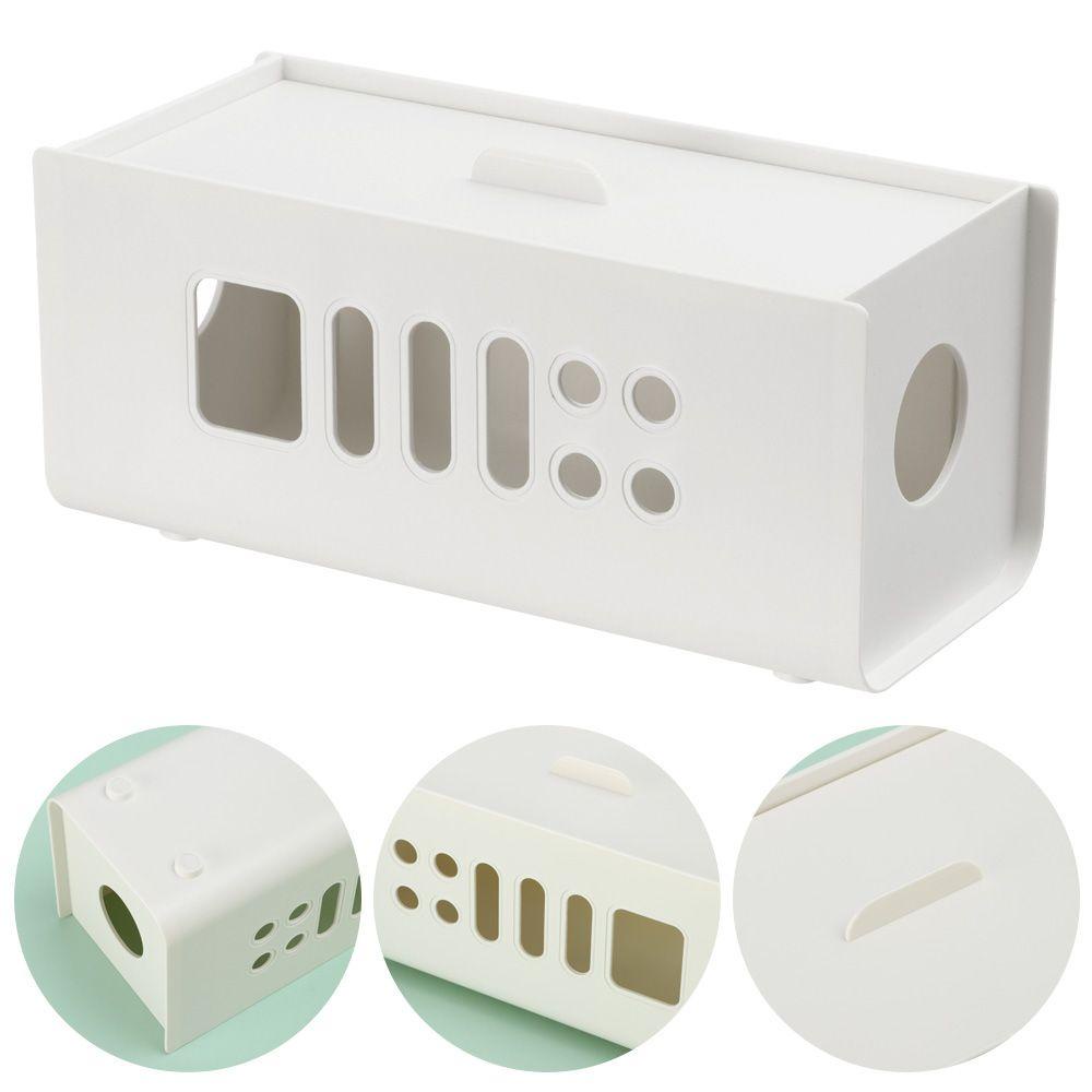 R-FLOWER Kotak Penyimpanan Kabel Multifungsi Safety Storage Line Management Socket Charger