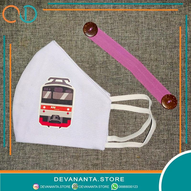 Masker kain 3 lapis JR205