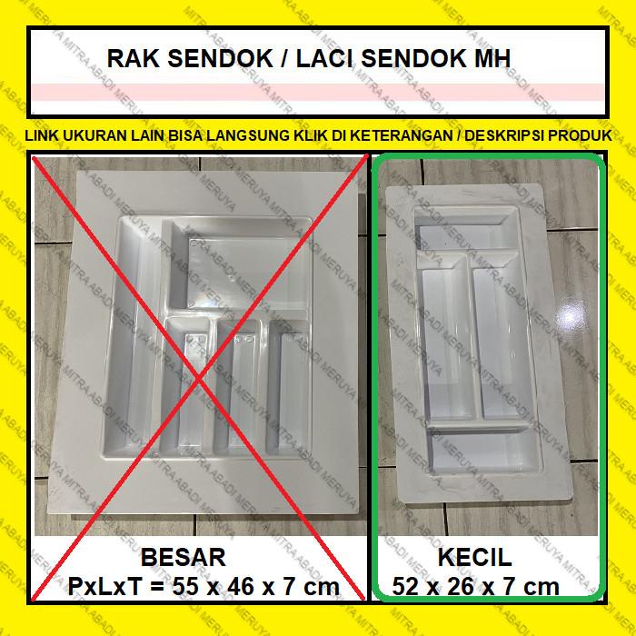Wad | Rak Sendok Laci Sendok Plastik Cutlery Insert Mh Kecil