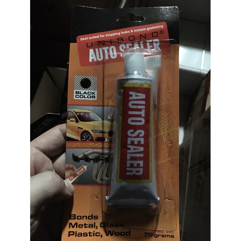 lem metal plastik auto sealer warna hitam