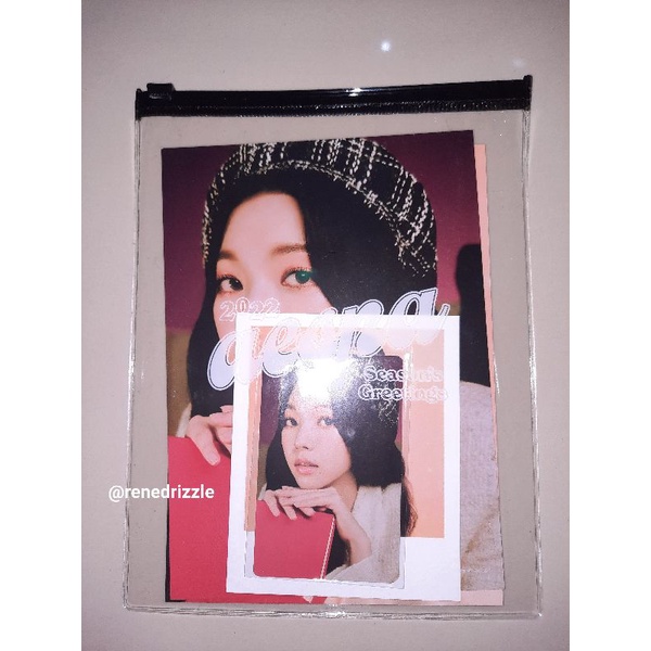 (booked) photopack karina sg22 aespa minus photocard selca