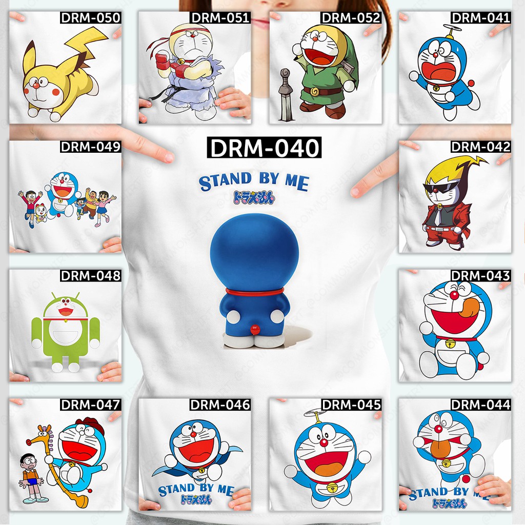 [FREE NAMA !!] Kaos / Baju Doraemon Dewasa