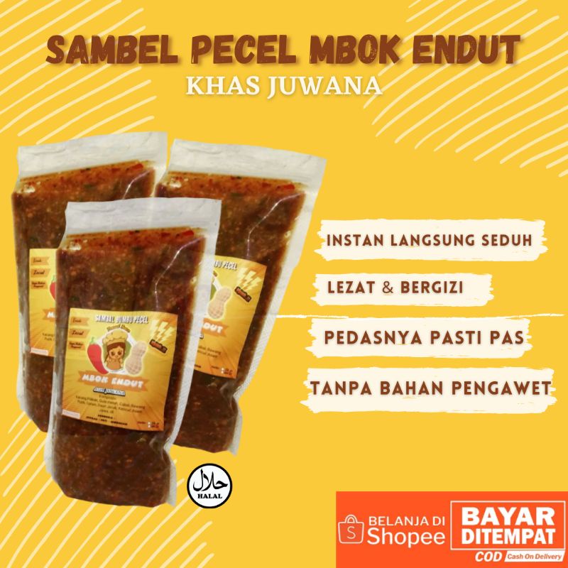 

Bumbu Instan Khas Daerah Bumbu Pecel Mbok Endut Enak Bergizi