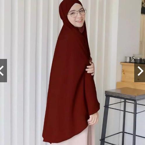jilbab bergo jumbo wolfis xxxl / bergo maryam syari {MBO.02Jl22y}