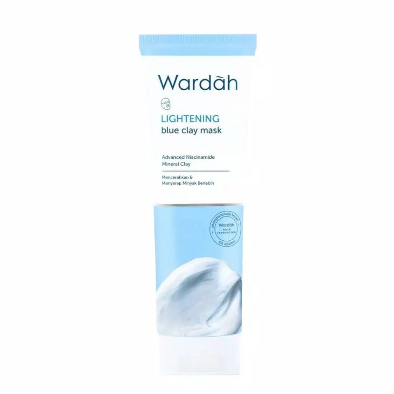 WARDAH Lightening Niacinamide Blue Clay Mask 50g