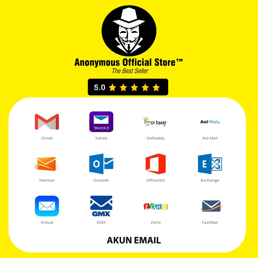 AKUN EMAIL FRESH GMAIL YAHOO SIAP PAKAI ANTI VERIF LOGIN BERGARANSI