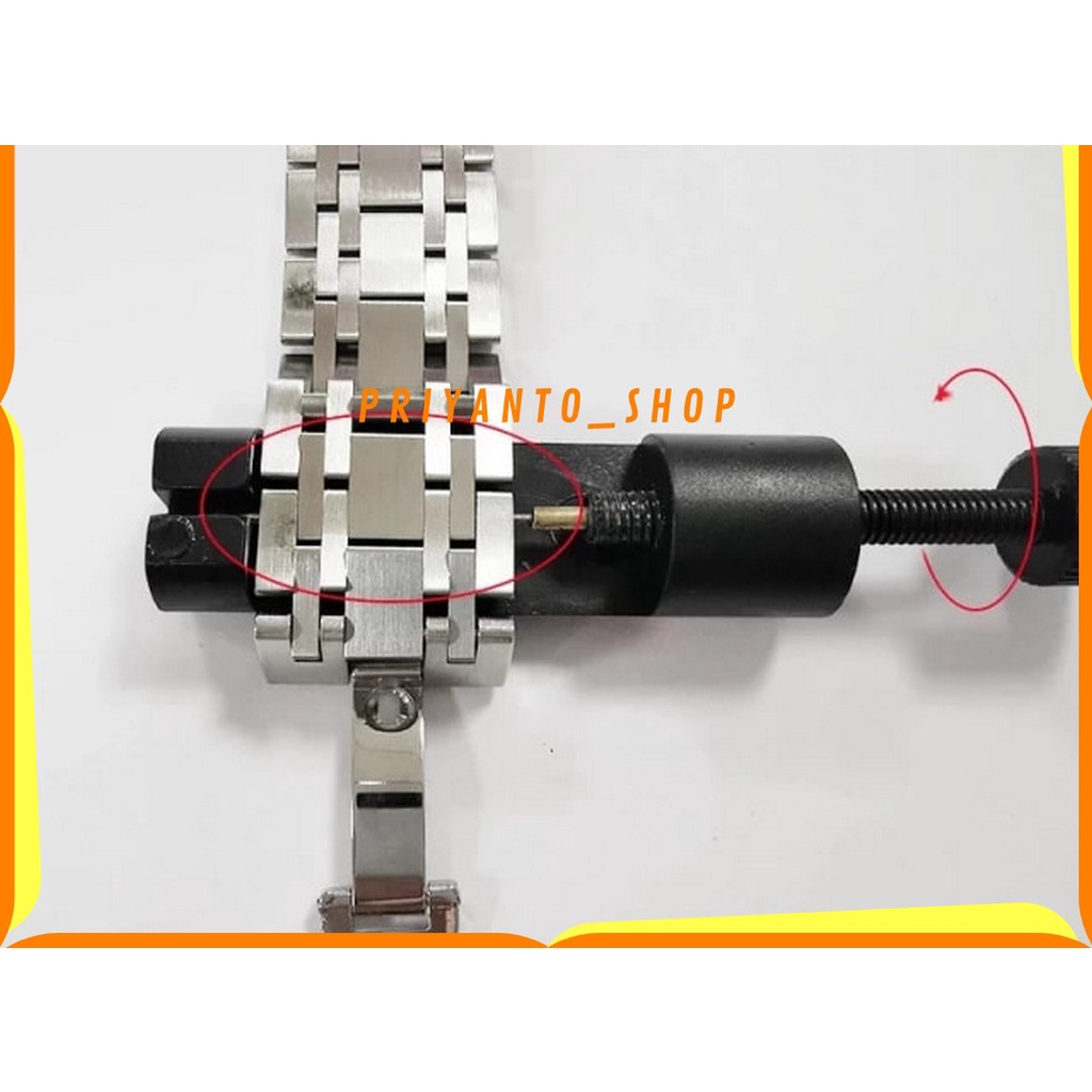 Watch Service Pin Remover Kit Alat Pemotong Rantai Jam Tangan