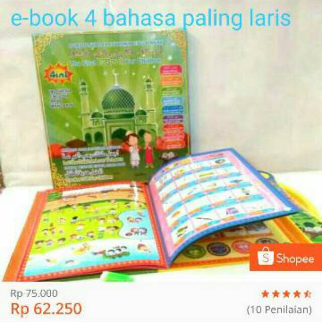 EBOOK 4 BAHASA / MAINAN EDUKATIF / EBOOK ANAK MUSLIM