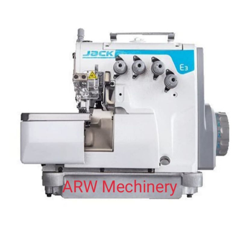 Jack E3 Mesin Obras Benang 3/4/5 industri servo high speed + Meja