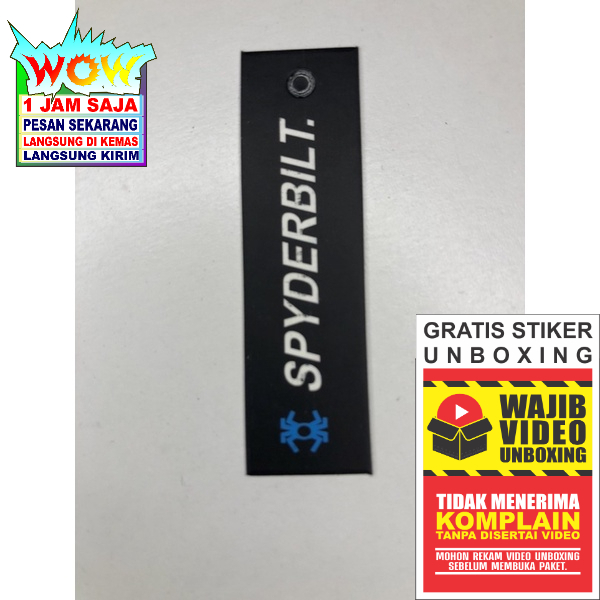 

SPYDERBILT LABEL TAG SUPER PREMIUM CO 1X DI KIRIM 600PCS