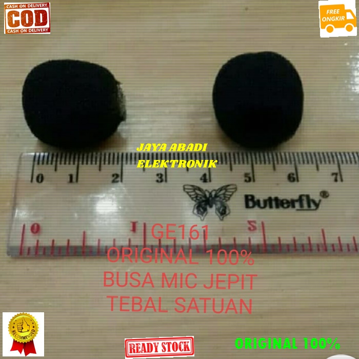 G161 ORIGINAL BUSA MIC JEPIT BANDO KLIP HEADSET TEBAL SPOON MIK PENGAMAN MICROPHONE ORI PEMBUNGKUS M