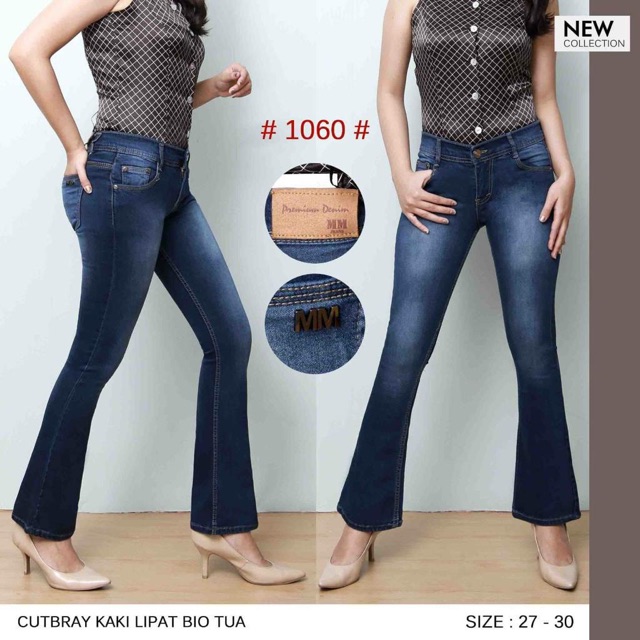 Celana Panjang Jeans Wanita Cutbray 27 28 29 30 31 32 33 34 35 36 37 38 Bisa Bayar Ditempat(COD)