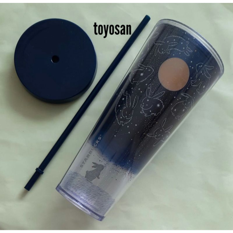 Starbucks Tumbler Acrylic Cold Cup Venti - Moon Rabbit