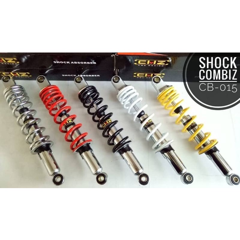 SHOCK BREAKER SUPRA REVO JUPITER VEGA 280, 320, 340 MM KOMBINASI CHROME (CB-015)